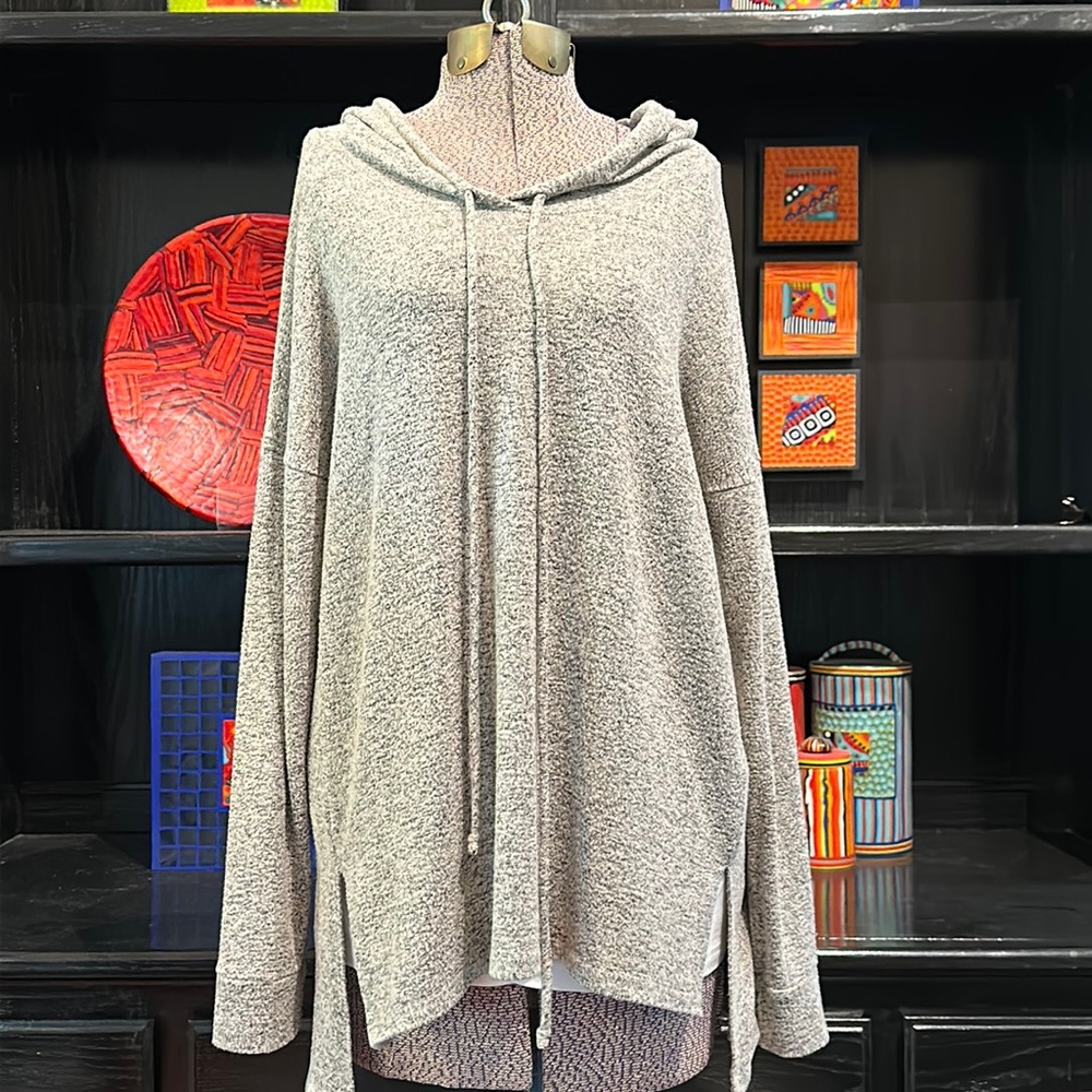 Emberley Super Soft Salt And Pepper Grey Hoody Size XL